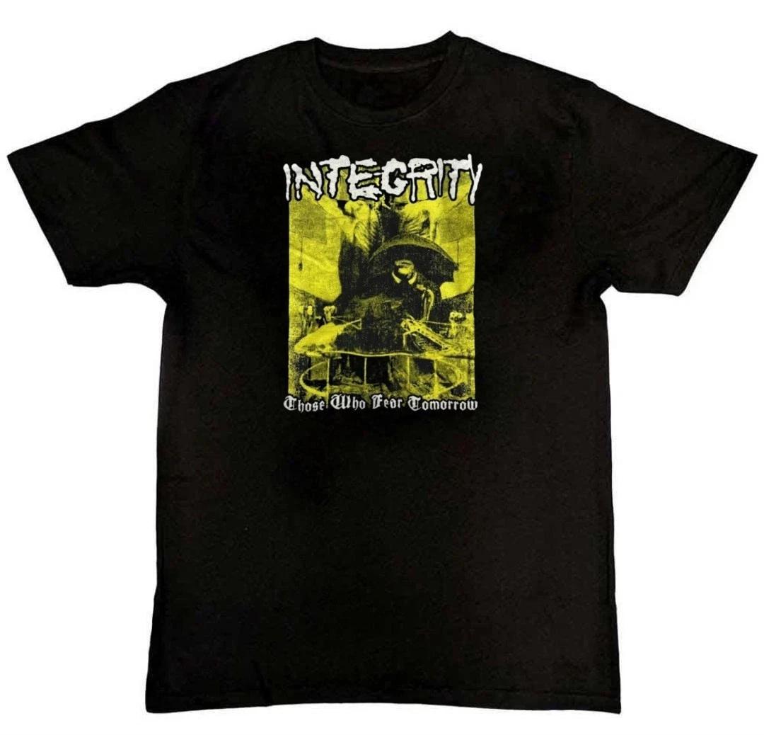 

Integrity Band Those Who Fear Tomorrow Unisex Mens 100% Cotton T-shirt Mens Tees Top L