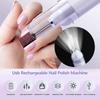 Handheld Electric Nail Polisher Rechargeable Nail Sanding File  Dead Skin Removal