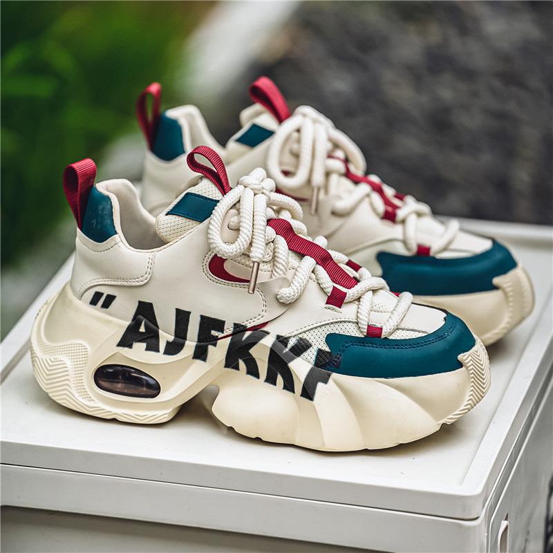 Spring New Versatile Men's Heightening Casual Men's Shoes Thick-soled Non-slip, Wear-resistant, Light and Comfortable Sports Shoes