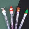 Stationery Christmas Gel Pen Quicksand Sequins Gel Pen Hand Account Pen Christmas Quicksand Pen