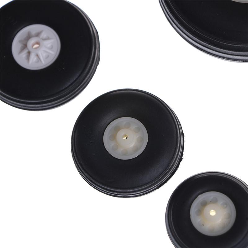 3.5/" Rubber PU Wheel with Plastic Hub for RC Airplane Replacement Parts QP 1/"