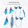 Feather & Bell Cat Teaser Wand Set with Butterfly and Caterpillar Toys