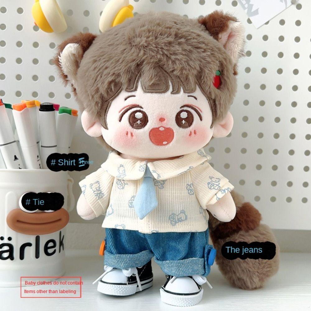 Fashion 20cm Cotton Doll Clothes Dressing Game DIY Doll's Accessories Trendy Replacement Outfit