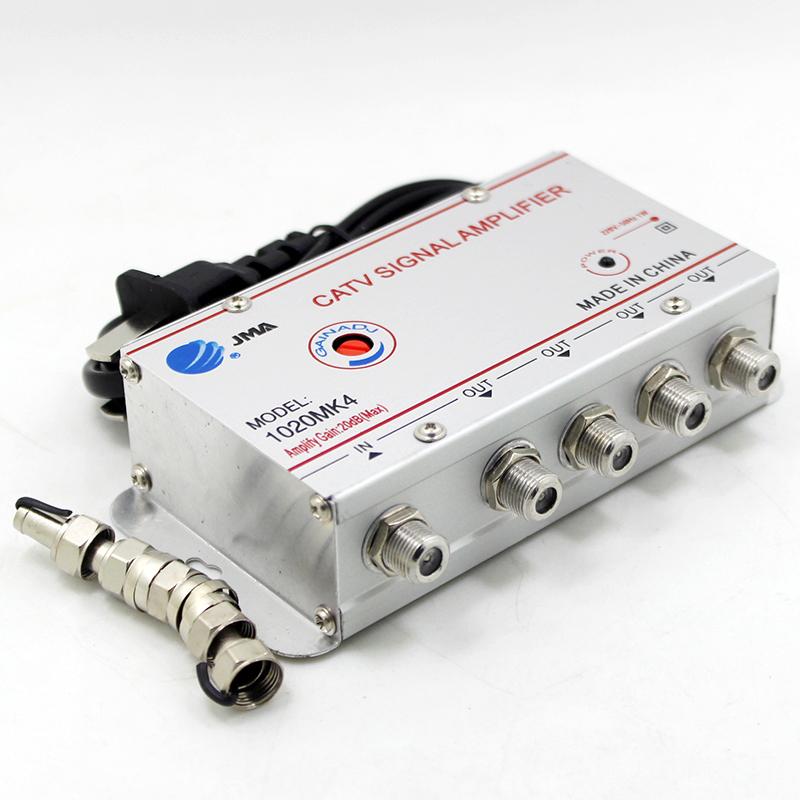 One In Four Out Tv Signal Amplifier Tv Antenna Signal Amplifier