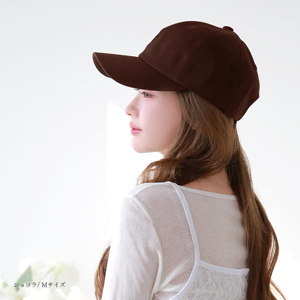 Hanahana15 Cap Chocolate Women's Men's 55-60cm