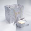 New Accept Private Customization Marble Grey Portable Gift Bag for  Party Favors Gift Packaging Box Bag
