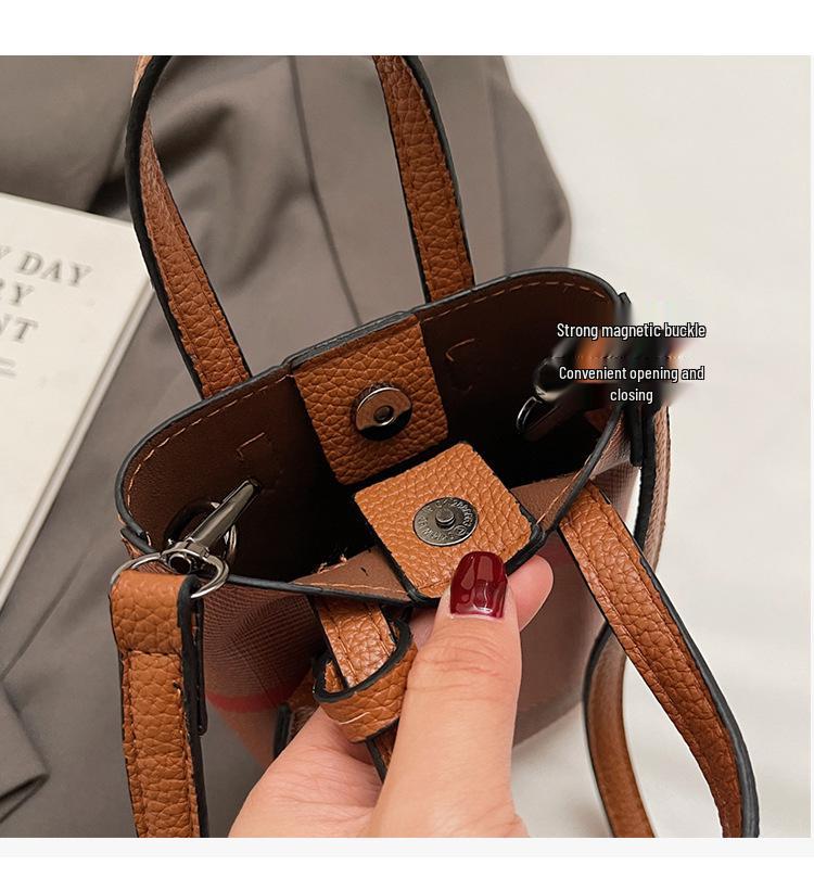 2024 Women's Fashion Soft Leather Mini Crossbody Phone Bag – Lightweight, Trendy Autumn/winter Handbag