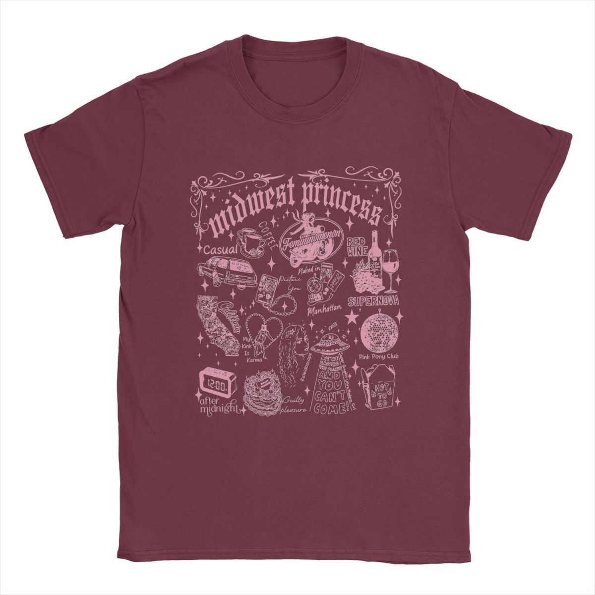 

Мужские футболки Chappell Roan Pink Ponys Club Винтажная хлопковая футболка с коротким рукавом и круглым вырезом Летняя одежда XXXXXL чёрный