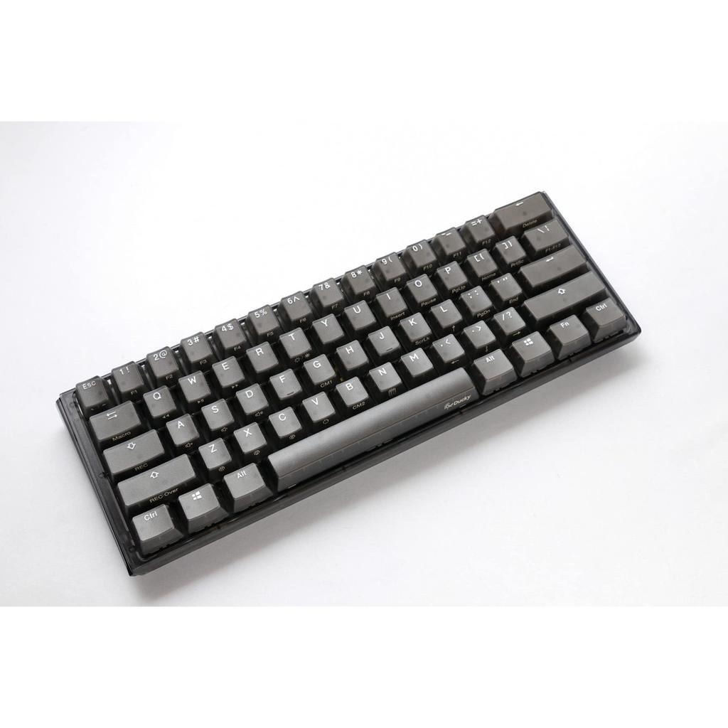Ducky One 3 Mini Aura Clear Black 60% Hot-Swappable RGB Mechanical Gaming Keyboard with Kailh Jellyfish Linear Switches