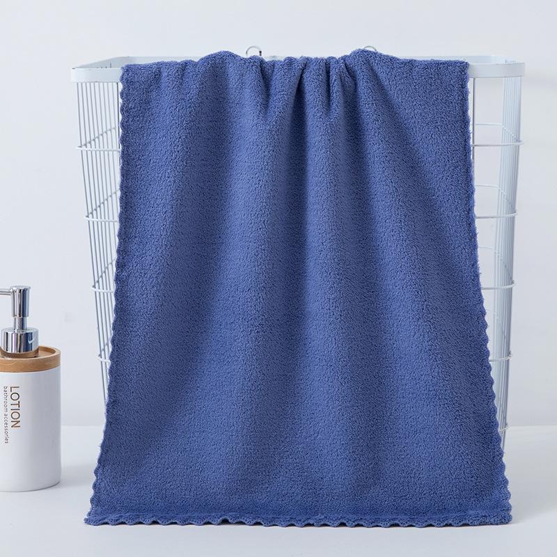 Coral Fleece Towel Set: Absorbent Bath & Face Towels with Customizable Gift Options