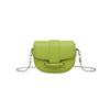 Stylish Mini Saddle Bag 2024 Spring Summer Chain Shoulder Crossbody Pu Bag Chic Design