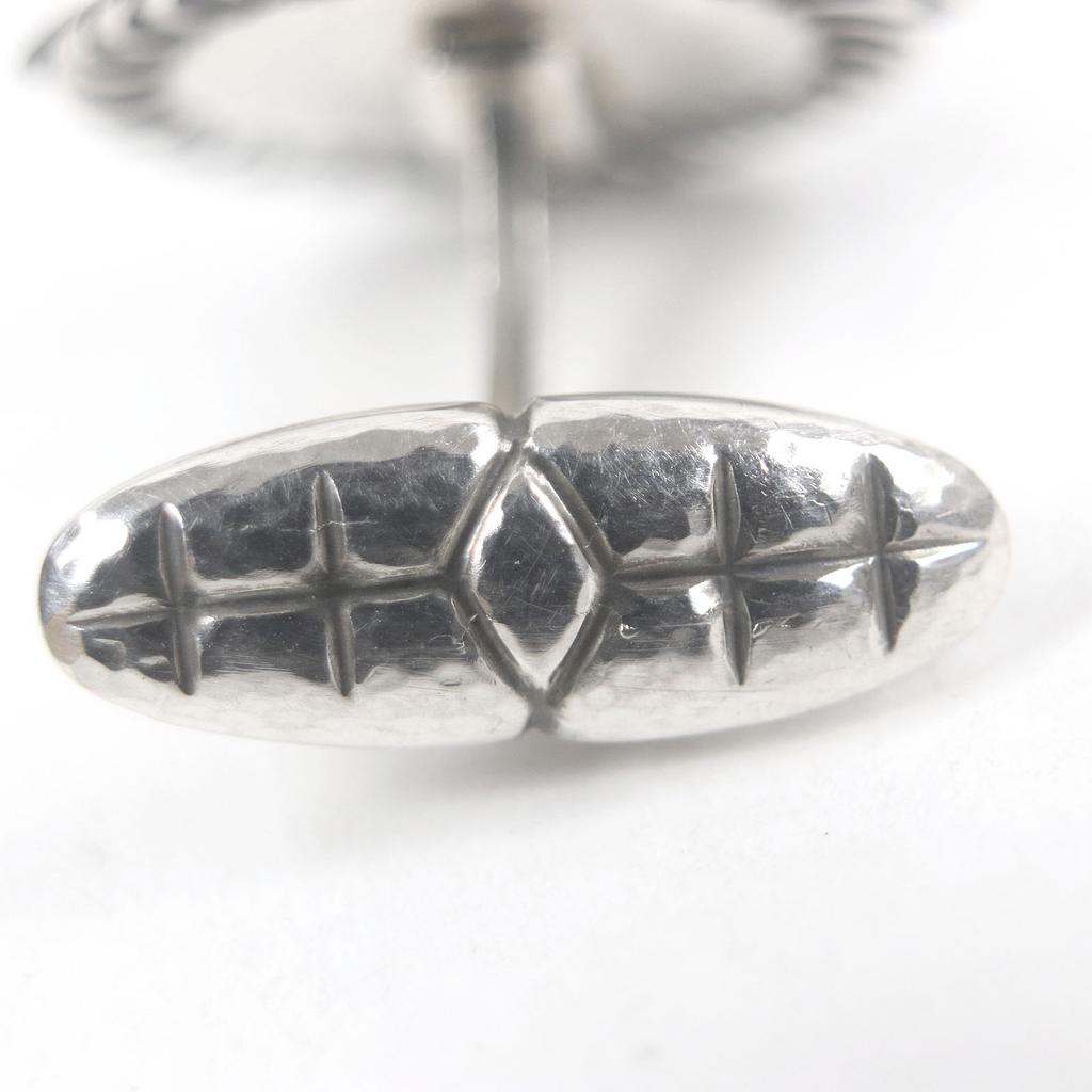 Świetne Spinki do mankietów Georg Jensen spinki do mankietów Srebrne czarne SV925 męskie 19B Używane