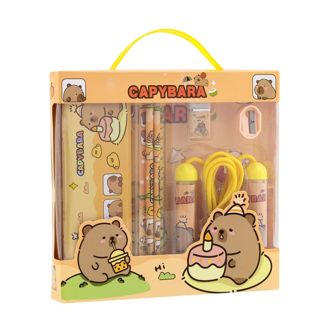 Capybara Creative Stationery Set - Perfect Kindergarten & Primary School Gift