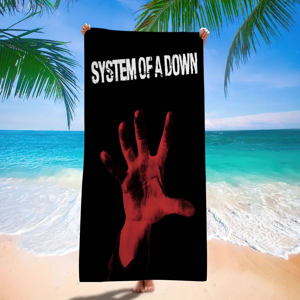 Band S-Systems of A Down Microfiber Beach Towel Absorbent Quick dry Soft Yoga Swimming Resort Mountain Climbing Towel