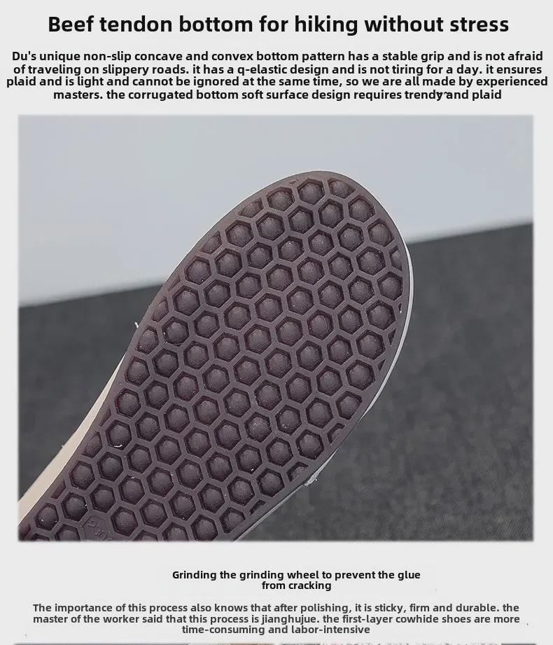 Dammockasiner i äkta kohud - Mjuk sula, bekväma vita skor för utomhus- och arbetskläder