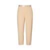 Less Silk Blend Tapered Cropped Pants