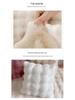 Plush Faux Rabbit Fur Throw Pillow for Sofa or Bed - Cozy Lumbar Support Cushion