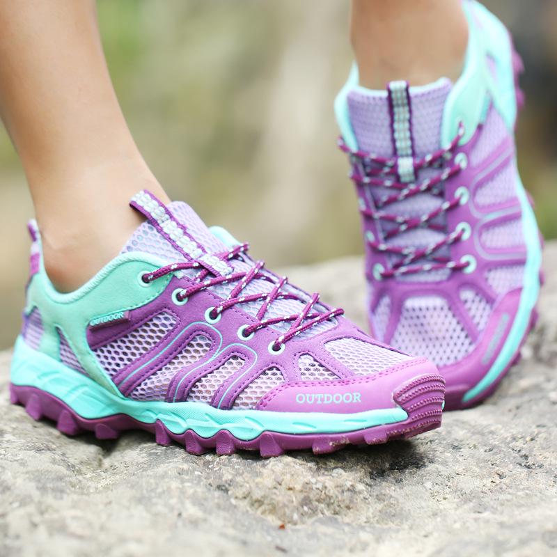 Women's Breathable Non-Slip Outdoor Hiking Shoes - Perfect for Summer, Creek Wading, or Casual Trekking