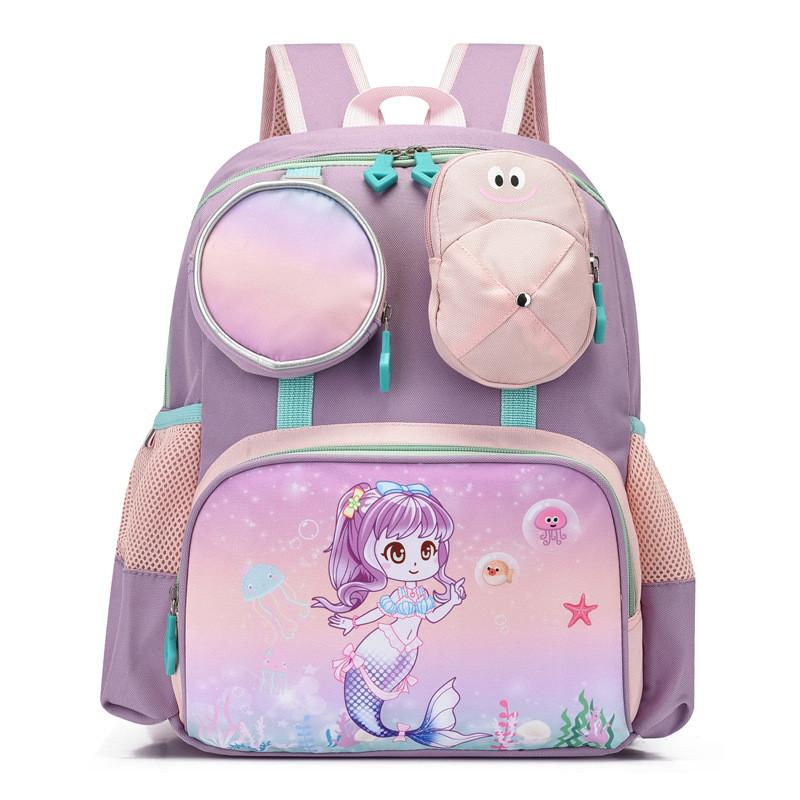 Trendy Fashionable Kids Backpack Stylish Colorful Cartoon School Bag For Boys And Girls