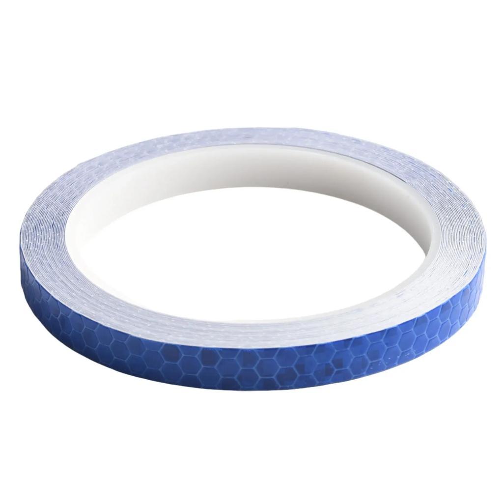 New Practical Car Sticker Tape Wheel Rim 1cm*8m Eyebrow PVC Safety Wearresistance Accessories Reflective Stickers