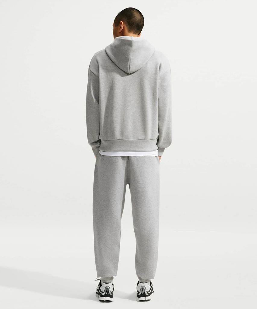 NIKE Solo Fleece Pullover Hoodie M - Dark Grey Heather:Sail / Ix1927-063