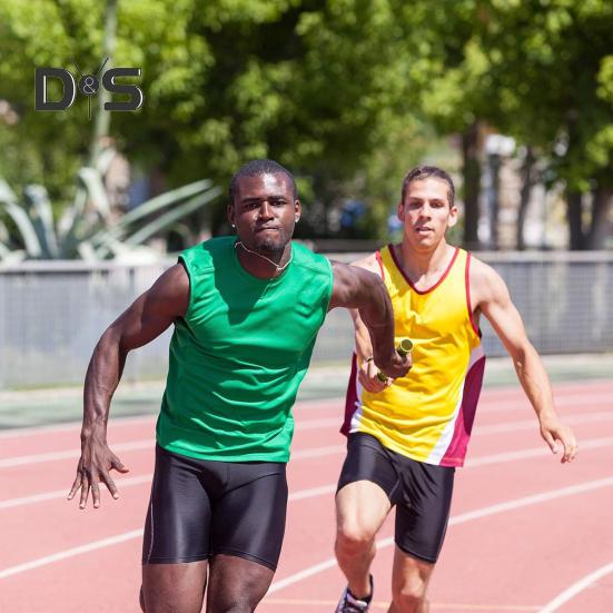 5 Pcs Aluminum Track Field Relay Batons Field Race Batons Running Race Team Equipment for Students Athletes Office Outdoor Sports Practice