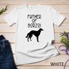 Vater von Borzoi ACR187a Hund Premium Unisex T-Shirt