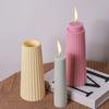 Simplicity Striped Vase Silicone Mold Large Size Concrete Plaster Ceramics Flowerpot Molds DIY Candle Making Supplies Home Decor