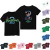 Children's Casual Fashion Cartoon Print Short-sleeved T-shirt Top