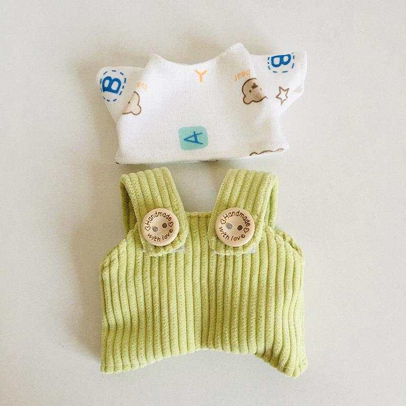 בגדי בובת קטיפה ויניל חמודה 17 ס"מ קופסה עיוורת - תליון LaBuBu שמלת אביזרים