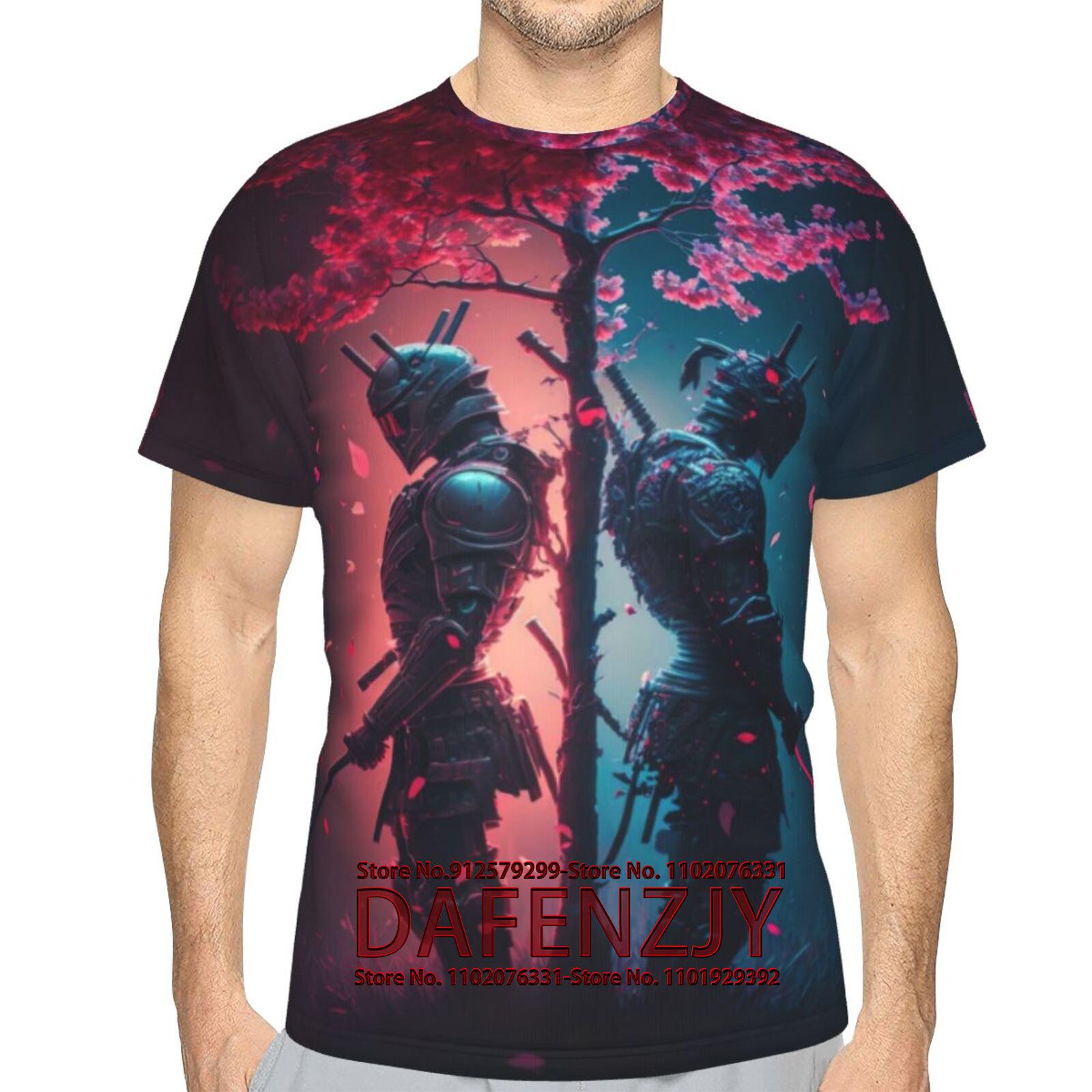 

Футболка 3D Воин Самурай Воин Принт Футболка Мужская Модная Круглый Вырез Короткий Рукав Футболка Животный Графический Футболка Мужские Топы Футболки S золотой