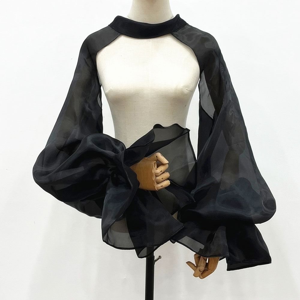 Puffy Wedding Arm Sleeves Transparent Evening Prom Cape Elegant Arm Covers  Party Accessories