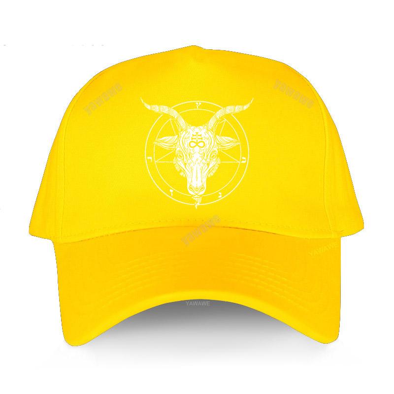 Women Yawawe Baseball Cap Spring Summer Hats for Unisex Gothic Pentagram Occult Satan Adult Cotton Hat Snapback Free Shipping