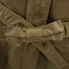 Diesel Faux Leather Coat XS Khaki Women Used