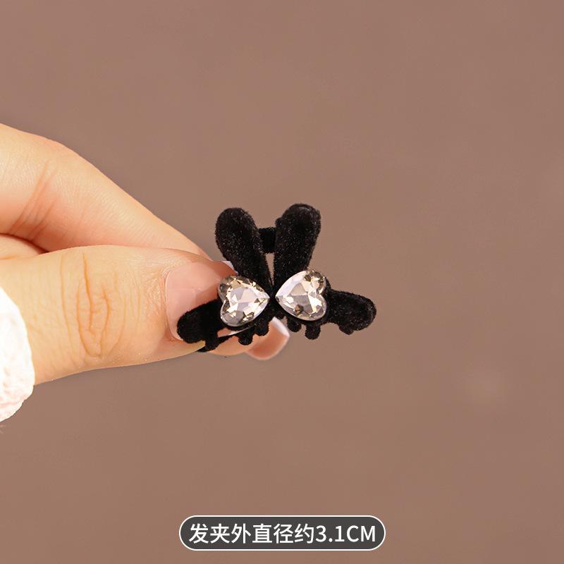 Floare Trandafir Roșu Clamă Mică de Păr Floare Trandafir cu Stras Clip Prindere Accesorii de Păr de Zână Femeie Frunte Păr Rupt Breton Clip Articole de Păr