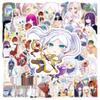 50 Sheets of New Anime Frieren Stickers - Waterproof Graffiti Journal Decor
