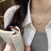 Pearl Butterfly Necklace Female Design Sense High Sense Does Not Fade Accessories Collarbone Chain Tide
