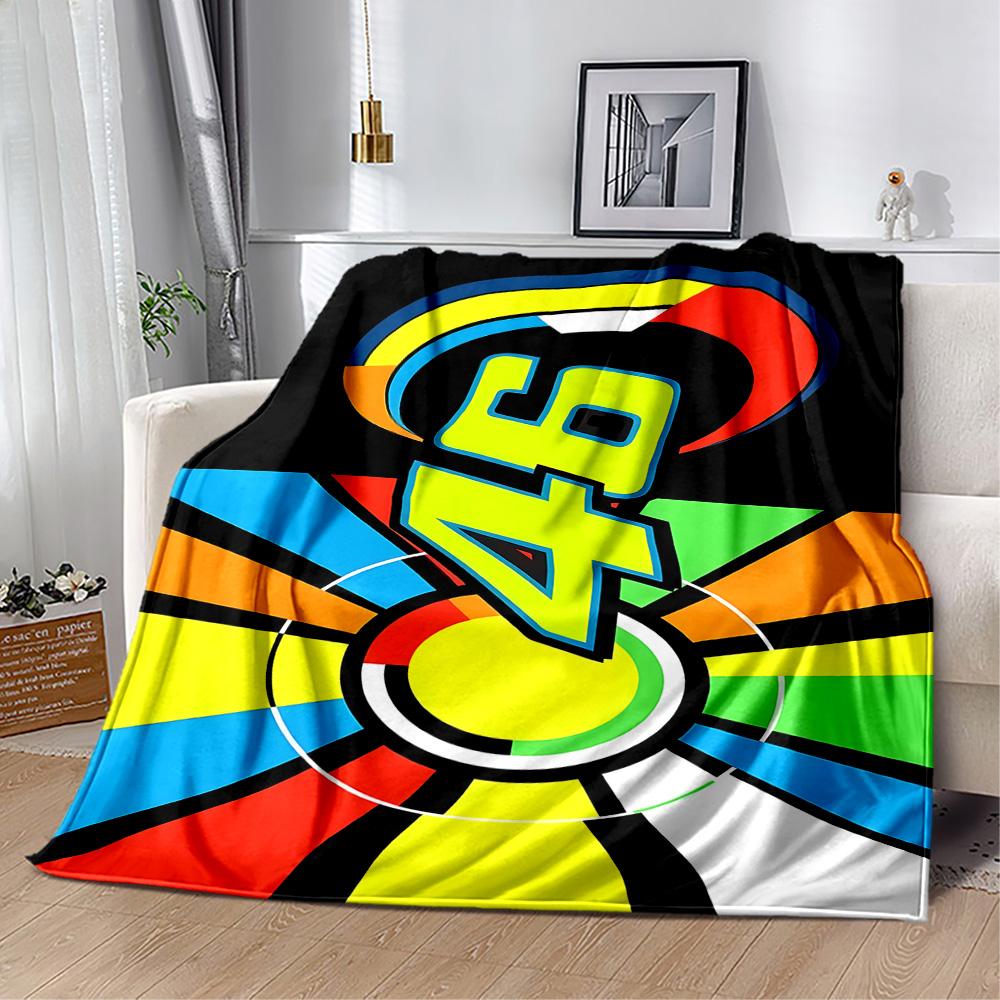 Colorful Wheel Design Flannel Blanket-Soft and Suitable for Sofas,Beds,Offices,Travel,All Seasons,Great Gift for Holidays and Birthdays.