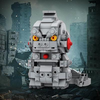 Blocchi di Costruzione Modello Dinosauro Mecha Mostro Horror Film Minus One Tirannosauro Giocattolo a Mattoncini Regalo