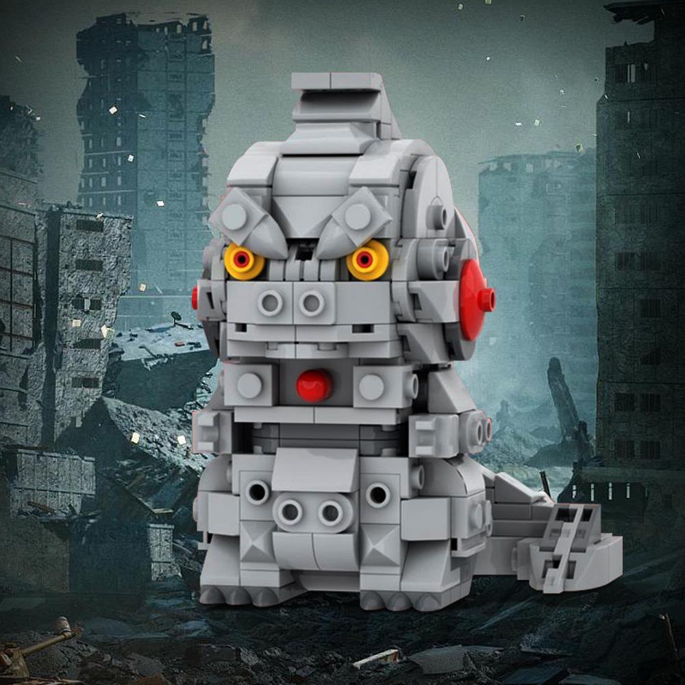 Mecha Dinosaur Model Building Blocks Minus One Movie Horror Monster Tyrannosaurus Brick Toy Gift