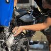 Xzone Soft Motorcycle Rim Washing Brush Does Not Scratch Wheel Detailing