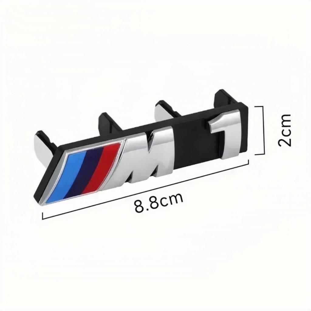 BVYD9 3D ABS Car Front Grille Emblem Sticker, BMW M Series Badge Decal for E46 E36 E34 F10 E90 M1 M2 M3 M4 M5 M6 M7 M8, Automotive Ext