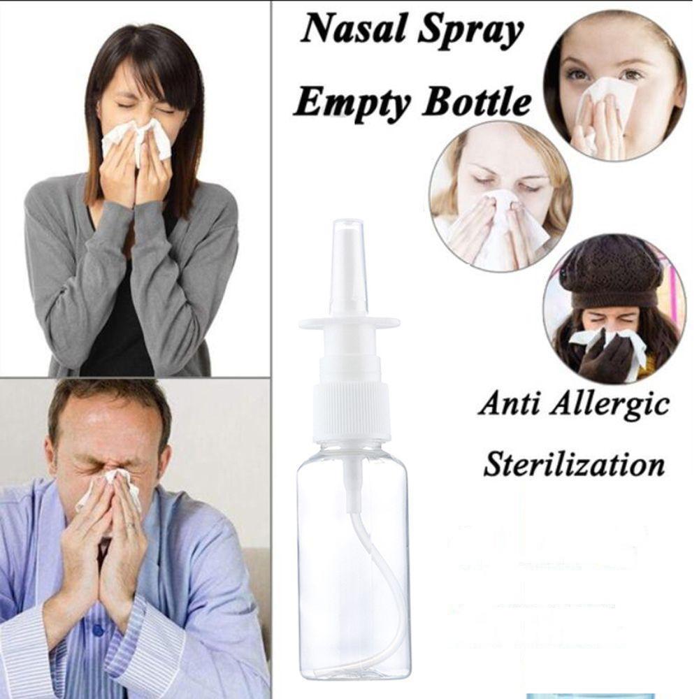 

1 шт., 10 мл, пустые пластиковые бутылки со спреем для носа, распылитель для распылителя, спрей для носа, многоразовая упаковка для розлива