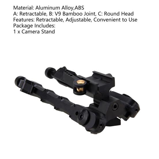 V9 Retractable Camera Stand Convenient To Use Heavy Duty Professional Firm Camera