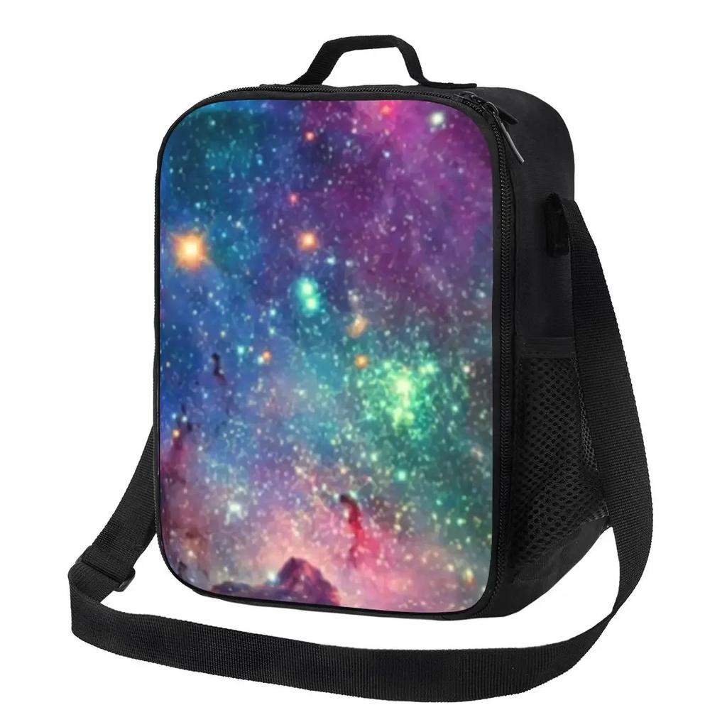 Into The Galaxy Insulated Lunch Bags for Space Constellations Portable Thermal Cooler Food Bento Box Outdoor Camping Travel