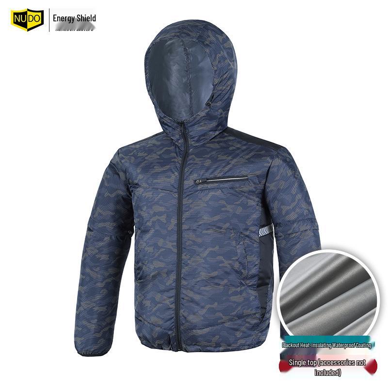 

Рыболовный костюм Nengdun с кондиционером и съемным вентилятором: Стильный летний дизайн, длинные и короткие рукава (KDY-02) XXXL