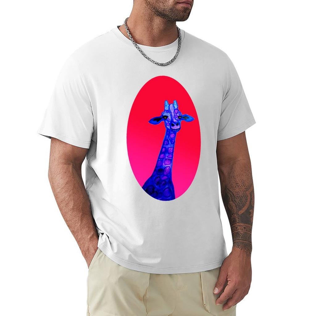 Funky Giraffe T-Shirt Anime T-Shirts Oversize T-Shirt