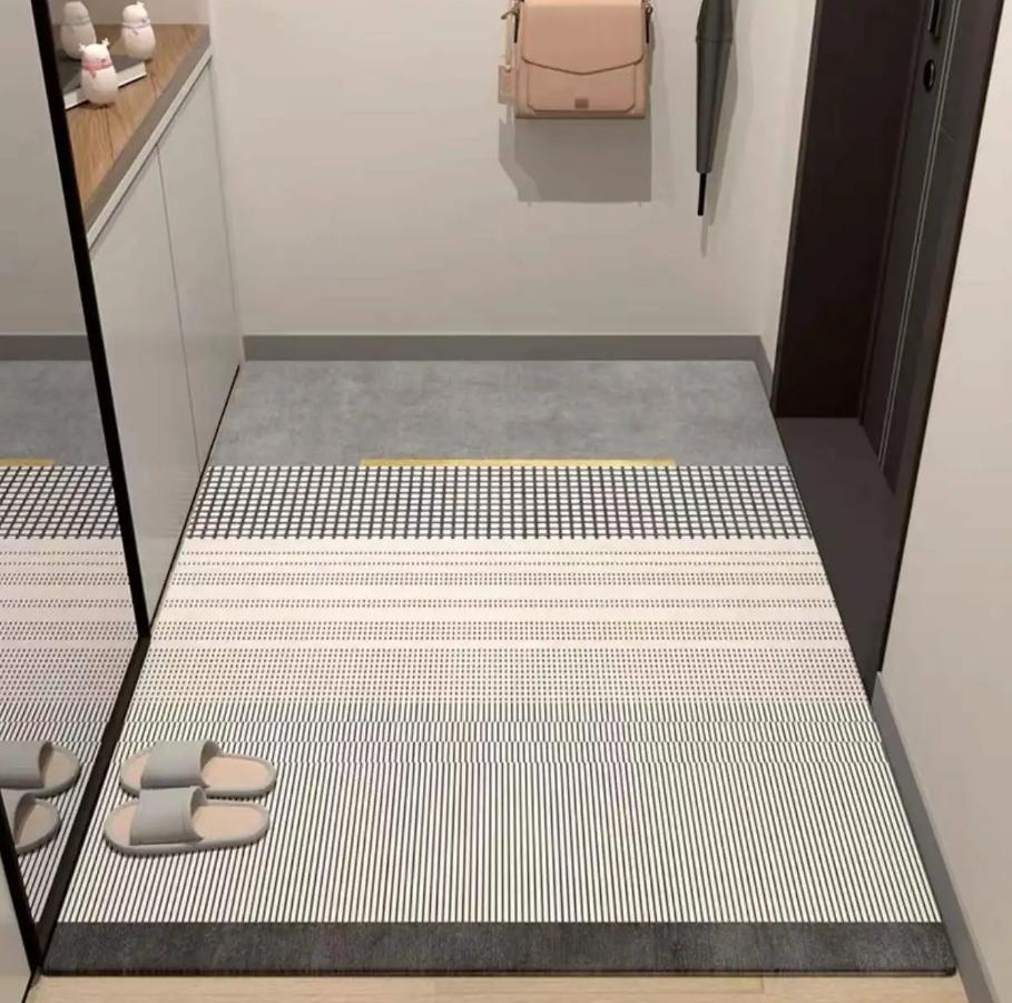 

кристалл Одеяла Скандинавский Стиль Входные Напольные Коврики Вход Износостойкие Нескользящие Коврики для Ног Кристалл Вельвет Напольные Коврики 40cmX60cm