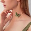 European and American Simple Yingluo Collar Women's Retro Exquisite Handmade Embroidered Butterfly Necklace Collarbone Chain