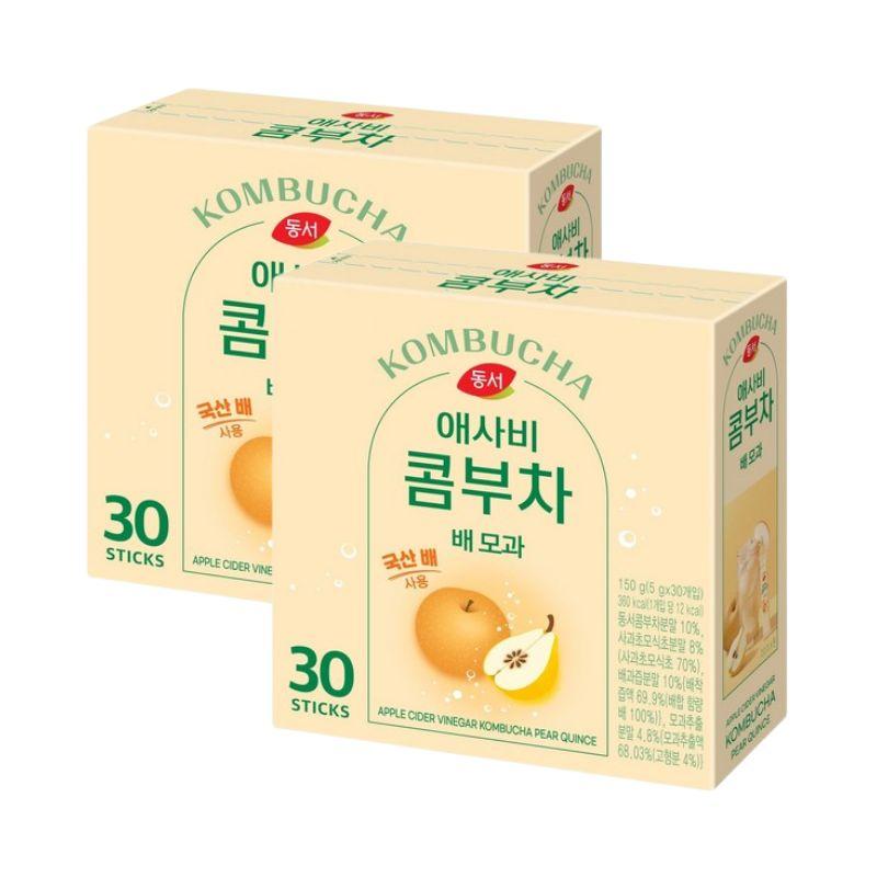 Dongsuh Apple Cider Vinegar Kombucha Pear Quince 5g X 30 Sticks